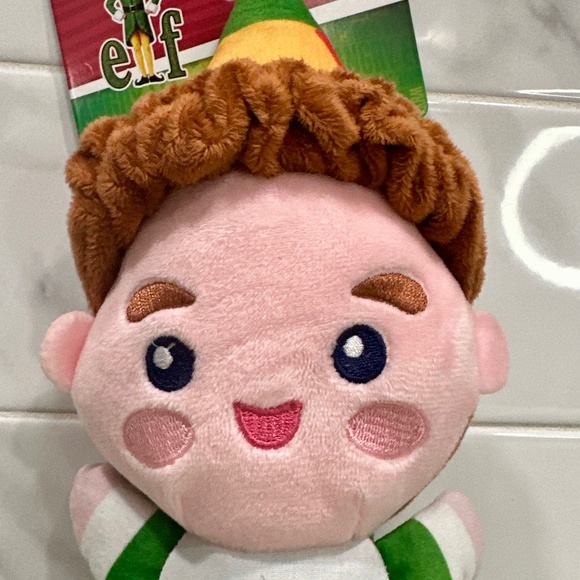 BUDDY THE ELF Holiday 9" Squeaky Plush DOG TOY Fetch For Pets Christmas Squeaker - Picture 3 of 11